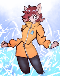 Size: 649x827 | Tagged: safe, artist:pantheracantus, oc, oc only, anthro, clothes, digital art, femboy, hoodie, jeans, male, pants
