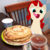 Size: 800x800 | Tagged: safe, artist:anonymous, edit, oc, oc:ruby (8chan), /pone/, 8chan, blini, catjazz, cream, cyrillic, food, jam, kot blini, licking, licking lips, meme, pancakes, ponified animal photo, russian, tongue out