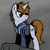 Size: 600x600 | Tagged: safe, artist:kaylamod, oc, oc only, oc:littlepip, pony, unicorn, fallout equestria, clothes, cloud, cloudy, fanfic, fanfic art, female, hooves, horn, jumpsuit, mare, solo, vault suit
