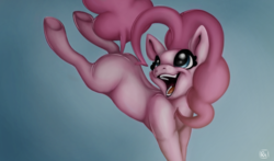Size: 3400x2000 | Tagged: safe, artist:pegasister223, pinkie pie, earth pony, pony, g4, female, high res, missing cutie mark, solo