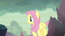 Size: 1280x720 | Tagged: safe, screencap, fluttershy, pegasus, pony, g4, sweet and smoky, female, mare, solo