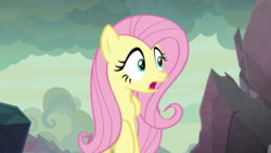 Size: 1920x1080 | Tagged: safe, screencap, fluttershy, pegasus, pony, g4, sweet and smoky, female, mare, solo