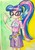 Size: 862x1245 | Tagged: safe, artist:xjleiu, sci-twi, twilight sparkle, human, equestria girls, equestria girls specials, g4, my little pony equestria girls: better together, my little pony equestria girls: sunset's backstage pass, cellphone, clothes, cute, female, glasses, looking at you, moe, phone, ponytail, shirt, skirt, smartphone, smiling, solo, traditional art