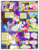 Size: 612x792 | Tagged: safe, artist:christhes, applejack, fluttershy, pinkie pie, prince blueblood, rainbow dash, rarity, twilight sparkle, earth pony, pegasus, pony, unicorn, comic:friendship is dragons, g4, alicorn amulet, angry, clothes, collaboration, comic, dialogue, dress, evil smile, female, flower in mouth, flying, freckles, frown, gala dress, glare, glowing horn, grin, hat, hoof shoes, horn, jewelry, lightning, looking down, magma beast, male, mane six, mare, night, party horn, raised hoof, rose, rose in mouth, shocked, show accurate, smiling, stallion, stars, surprised, tiara, unicorn twilight, unshorn fetlocks, upside down