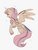 Size: 783x1024 | Tagged: dead source, safe, artist:poneko-chan, fluttershy, pony, g4, celestia costume, fake horn, flying, simple background, sparkles, spread wings, white background, wings