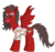 Size: 2617x2448 | Tagged: safe, artist:supahdonarudo, oc, oc only, oc:ironyoshi, bat pony, pony, bat ponified, clothes, eeee, fangs, high res, ironbatty, open mouth, race swap, shirt, simple background, torn clothes, transparent background