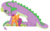 Size: 814x501 | Tagged: safe, artist:written145, scootaloo, spike, g4, barb, barbabetes, cute, female, half r63 shipping, lesbian, older, older barb, older scootaloo, older spike, rule 63, rule63betes, ship:scootabarb, ship:scootaspike, shipping, simple background, transparent background