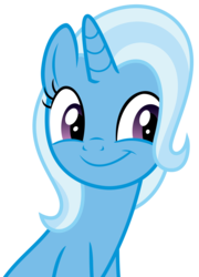 Size: 2933x4079 | Tagged: safe, artist:sketchmcreations, trixie, pony, unicorn, a horse shoe-in, g4, female, happy, mare, simple background, sitting, smiling, solo, transparent background, vector