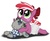 Size: 958x780 | Tagged: safe, artist:psponyartist, smarty pants, oc, oc only, oc:red june, pony, kilalaverse, g4, baby, baby pony, bow, cute, daaaaaaaaaaaw, diaper, drool, female, filly, foal, freckles, hair bow, ocbetes, offspring, parent:big macintosh, parent:cheerilee, parents:cheerimac, simple background, solo, white background