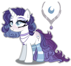 Size: 1500x1400 | Tagged: safe, artist:gihhbloonde, oc, oc only, pony, unicorn, clothes, female, mare, offspring, parent:fancypants, parent:rarity, parents:raripants, simple background, socks, solo, transparent background