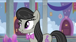 Size: 1920x1080 | Tagged: safe, screencap, octavia melody, earth pony, pony, a horse shoe-in, g4, dreamworks face, female, mare, solo