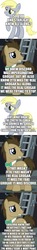 Size: 500x3370 | Tagged: safe, edit, edited screencap, editor:lord you know who, screencap, derpy hooves, doctor whooves, time turner, earth pony, pony, comic:the epilogue, daring doubt, g4, the ending of the end, leak, comic, fanfic art, implied discord, implied doctor caballeron, implied fluttershy, implied grogar, implied starlight glimmer, screencap comic, truth talisman