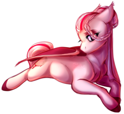 Size: 2499x2299 | Tagged: safe, artist:rehqwq, oc, oc only, oc:blood moon, oc:bloodmoon, bat pony, hybrid, pony, vampire, cleoziep, colored, high res, solo