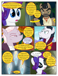 Size: 612x792 | Tagged: safe, artist:newbiespud, edit, edited screencap, screencap, chancellor neighsay, discord, doctor caballeron, rarity, zesty gourmand, draconequus, pony, comic:friendship is dragons, daring don't, g4, school daze, spice up your life, the return of harmony, cloak, clothes, comic, dialogue, eye reflection, female, grin, gritted teeth, male, mare, reflection, ring, rings of scorchero, screencap comic, smiling, smirk, stallion, wide eyes