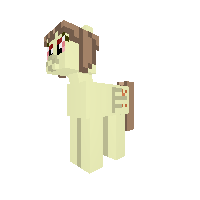 Size: 200x200 | Tagged: safe, artist:abdulov, oc, oc only, oc:tailcoatl, pegasus, pony, minecraft, minecraft block, simple background, solo, transparent background