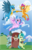 Size: 580x900 | Tagged: safe, artist:tim-kangaroo, gallus, ocellus, sandbar, silverstream, smolder, yona, changedling, changeling, classical hippogriff, dragon, earth pony, griffon, hippogriff, pony, yak, equestria daily, g4, cute, diaocelles, diastreamies, drawfriend, field, gallabetes, hoofbump, hug, looking at you, poster, sandabetes, smiling, smolderbetes, student six, treehouse of harmony, yonadorable