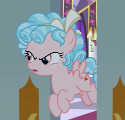 Size: 532x508 | Tagged: safe, screencap, cozy glow, pony, g4, the summer sun setback, cozy glow is not amused, cropped, female, foal, solo