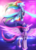 Size: 2500x3500 | Tagged: safe, artist:shad0w-galaxy, rainbow dash, twilight sparkle, alicorn, cyborg, pegasus, pony, g4, augmented, clothes, cutie mark, cyberpunk, duo, female, high res, jacket, mare, neon, patreon, patreon logo, twilight sparkle (alicorn)