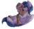 Size: 3642x3086 | Tagged: safe, artist:beardie, oc, oc only, oc:delta dart, oc:rewind, pony, blushing, couple, cute, delwind, drool, drool string, female, high res, kissing, lidded eyes, looking at each other, male, size difference, straight