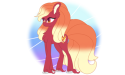 Size: 1024x615 | Tagged: safe, artist:kojibiose, oc, oc only, oc:sienna, earth pony, pony, female, mare, simple background, solo, transparent background, unshorn fetlocks