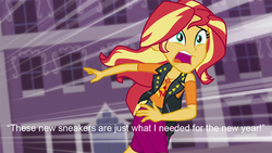 Size: 1200x675 | Tagged: safe, edit, screencap, sunset shimmer, equestria girls, g4, school shooting, text