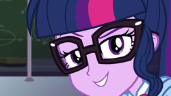 Size: 1920x1080 | Tagged: safe, screencap, sci-twi, twilight sparkle, do it for the ponygram!, equestria girls, g4, my little pony equestria girls: better together, glasses, science