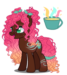 Size: 900x1000 | Tagged: safe, artist:gihhbloonde, oc, oc only, oc:caramel sandwich, earth pony, pony, base used, female, mare, offspring, parent:cheese sandwich, parent:pinkie pie, parents:cheesepie, simple background, solo, transparent background