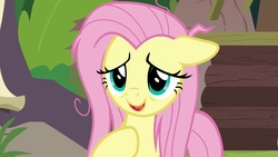 Size: 1920x1080 | Tagged: safe, screencap, fluttershy, pony, g4, she talks to angel, female, floppy ears, mare, solo