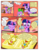 Size: 612x792 | Tagged: safe, artist:newbiespud, edit, edited screencap, screencap, spike, twilight sparkle, dragon, pony, unicorn, comic:friendship is dragons, g4, the return of harmony, book, bookshelf, comic, dialogue, elements of harmony, eyes closed, female, glowing horn, horn, licking, licking lips, looking back, magic, male, mare, prone, screencap comic, scroll, slit pupils, surprised, talking book, telekinesis, tongue out, unicorn twilight, yelling