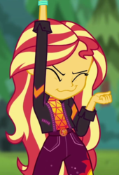 Size: 488x718 | Tagged: safe, screencap, sunset shimmer, equestria girls, g4, my little pony equestria girls: better together, wake up!, cropped, female, solo