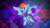 Size: 3840x2160 | Tagged: safe, artist:cyanlightning, artist:laszlvfx, edit, rainbow dash, pegasus, pony, 2 4 6 greaaat, g4, my little pony: friendship is magic, cheerleader outfit, cheerleader rainbow dash, clothes, female, high res, mare, pom pom, solo, wallpaper, wallpaper edit