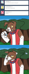 Size: 600x1526 | Tagged: safe, artist:askwinonadog, winona, diamond dog, ask winona, g4, ask, comic, diamond, diamond dogified, female, solo, species swap, throwing, tumblr