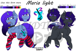 Size: 2355x1580 | Tagged: safe, artist:acidthead, oc, oc only, oc:maria light, changeling, bell, bell collar, clothes, collar, cute, purple changeling, simple background, socks, solo, striped socks, transparent background