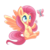 Size: 2000x2000 | Tagged: safe, artist:soloya64, fluttershy, butterfly, pegasus, pony, g4, blushing, cute, female, high res, mare, shyabetes, simple background, sitting, solo, spread wings, transparent background, wings