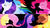 Size: 1920x1080 | Tagged: safe, artist:272marshmallow, applejack, fluttershy, pinkie pie, rainbow dash, rarity, twilight sparkle, earth pony, pegasus, pony, unicorn, g4, abstract, applejack's hat, black background, cowboy hat, eyes closed, female, freckles, grin, hat, horn, lineless, mane six, mare, minimalist, modern art, simple background, smiling, sparkles, stetson, wallpaper