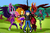 Size: 6000x4000 | Tagged: safe, artist:dieart77, adagio dazzle, flash sentry, gaea everfree, gloriosa daisy, sci-twi, sunset shimmer, twilight sparkle, demon, monster girl, equestria girls, equestria girls specials, g4, my little pony equestria girls: better together, my little pony equestria girls: friendship games, my little pony equestria girls: legend of everfree, my little pony equestria girls: rainbow rocks, my little pony equestria girls: sunset's backstage pass, bedroom eyes, boots, clothes, commission, converse, dark aura, dark magic, day, demonic eyes, disguise, disguised siren, energy, equestria's monster girls, everflash, evil smile, eye, eyes, eyes on the prize, female, fin wings, flash sentry gets all the waifus, flashnight, flashnightsatan, floating, flower, flying, forest, grabbing, grass, grin, group, harem, holding, hoodie, jacket, lidded eyes, lucky bastard, magic, male, midnight sparkle, midnight-ified, pants, pulling, rivalry, satantry, sciflashimmer, shadow, ship:flashagio, ship:flashimmer, ship:flashlight, ship:sci-flash, ship:sentryosa, shipping, shocked expression, shoes, sky, smiling, smirk, sneakers, straight, sunset satan, surprised, surrounded, this will end in snu snu, touch, touching arm, transformation, tree, uh oh, wide eyes, wings, xk-class end-of-the-world scenario