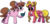 Size: 1512x740 | Tagged: safe, artist:vgc2001, celena, juno, pony, g4, spoiler:comic, 1000 hours in ms paint, jupiter, kino makoto, moon, ponified, sailor jupiter, sailor moon, sailor moon (series), tsukino usagi