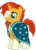 Size: 3887x5470 | Tagged: safe, artist:thebosscamacho, sunburst, pony, unicorn, g4, the crystalling, clothes, coat markings, glasses, male, robe, simple background, socks (coat markings), solo, stallion, transparent background, vector