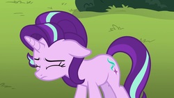 Size: 1920x1080 | Tagged: safe, screencap, starlight glimmer, pony, a horse shoe-in, g4, female, floppy ears, mare, solo