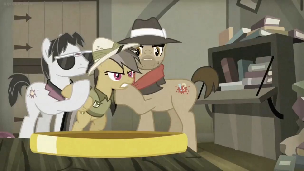 #2149480 - safe, screencap, biff, daring do, withers, earth <b>pony</b>, pegasus, <b>pony</b>...