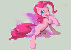 Size: 1024x725 | Tagged: safe, artist:riza23, pinkie pie, earth pony, pony, g4, cute, diapinkes, female, mare, one eye closed, solo, tongue out, wink
