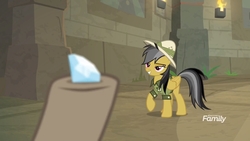 Size: 1920x1080 | Tagged: safe, screencap, daring do, doctor caballeron, pegasus, pony, daring doubt, g4, diamond, duo, female, mare, offscreen character, out of context