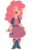 Size: 332x513 | Tagged: safe, artist:miniboo118, pinkie pie, equestria girls, g4, cute, diapinkes, eyes closed, female, limited palette, lowres, open mouth, simple background, solo, transparent background