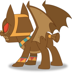 Size: 2718x2736 | Tagged: safe, artist:frownfactory, gargoyle, guardiangoyle, pony, daring doubt, g4, .svg available, butt, high res, male, plot, simple background, snarling, solo, svg, transparent background, vector, wings