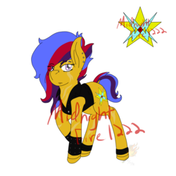 Size: 1800x1800 | Tagged: safe, artist:midnightfire1222, oc, oc only, oc:gold lightning, earth pony, pony, adoptable, adoptable open, solo