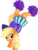 Size: 5544x7317 | Tagged: safe, artist:cyanlightning, applejack, earth pony, pony, 2 4 6 greaaat, g4, my little pony: friendship is magic, .svg available, absurd resolution, cheerleader, cheerleader outfit, clothes, cute, ear fluff, female, handstand, jackabetes, mare, miniskirt, pleated skirt, pom pom, simple background, skirt, smiling, solo, transparent background, upside down, vector