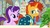 Size: 1920x1080 | Tagged: safe, screencap, phyllis, starlight glimmer, sunburst, pony, unicorn, a horse shoe-in, g4, beard, childhood friends, clothes, cute, duo, facial hair, female, glasses, glimmerbetes, globe, grin, headmare starlight, hoof on chest, lidded eyes, male, mare, philodendron, pointing at self, raised hoof, robe, smiling, smirk, stallion, starlight's office, sunburst's cloak, sunburst's glasses, trixie's office, vice headmare sunburst