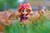 Size: 5379x3587 | Tagged: safe, artist:artofmagicpoland, sunset shimmer, equestria girls, g4, doll, equestria girls minis, eqventures of the minis, female, leaves, looking at you, solo, sunset shimmer day, toy