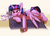 Size: 3606x2602 | Tagged: safe, artist:pabbley, twilight sparkle, alicorn, pony, g4, alcohol, blatant lies, blushing, chest fluff, cider, drunk, drunk twilight, female, heart, high res, lidded eyes, lying down, mare, mug, open mouth, smiling, solo, twilight sparkle (alicorn)