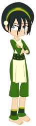 Size: 1366x4698 | Tagged: safe, artist:lhenao, artist:selenaede, equestria girls, g4, avatar the last airbender, barely eqg related, base used, blind, crossover, equestria girls-ified, toph bei fong